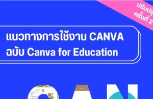 แจกไฟล์ เอกสาร คู่มือแนวทางการใช้งาน Canva ฉบับ Canva for education โดยศน.รัชภูมิ สมสมัย