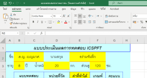 แจกฟรี โปรแกรมวิเคราะห์สมรรถภาพร่างกาย โดย กรมอนามัย ไฟล์ Excel สำหรับเยาวชน ตั้งแต่อายุ 7 - 18 ปี (ประถม-มัธยม)
