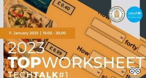 ขอเชิญอบรมออนไลน์ฟรี เรื่อง Top worksheet วันที่ 11 มกราคม 2566 รับเกียรติบัตรออนไลน์ โดยศึกษาธิการภาค 15 และองค์การยูนิเซฟ ประเทศไทย