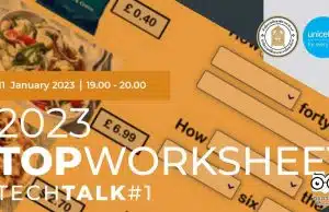 ขอเชิญอบรมออนไลน์ฟรี เรื่อง Top worksheet วันที่ 11 มกราคม 2566 รับเกียรติบัตรออนไลน์ โดยศึกษาธิการภาค 15 และองค์การยูนิเซฟ ประเทศไทย