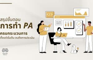 เข้าใจง่าย สรุปขั้นตอนการทำ PA ครบกระบวนการ ตั้งแต่เริ่มต้น จนถึงการประเมิน ขอบคุณ Cr. Krukaew
