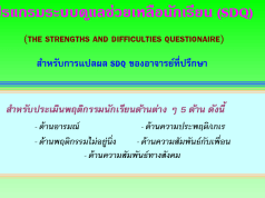 แจกไฟล์ โปรแกรมระบบดูแลช่วยเหลือนักเรียน (SDQ) พร้อมแปลผลอัตโนมัติ