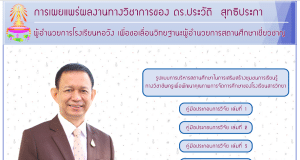 แจกไฟล์ ผลงานทางวิชาการที่ขอเลื่อนวิทยฐานะ ผู้อำนวยการเชี่ยวชาญ โดยดร.ประวัติ สุทธิประภา ผอ.โรงเรียนหอวัง