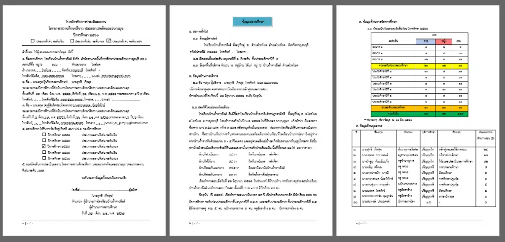 แจกไฟล์เอกสาร เล่มรายงานสถานศึกษาสีขาว ระดับเพชร ไฟล์เวิร์ด แก้ไขได้ โดยโรงเรียนบ้านถ้ำดาวดึงส์ สพป.กาญจบุรี เขต 3