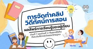 การจัดทำคลิปวิดีทัศน์การสอน แผนการจัดการเรียนรู้ ให้สอดคล้องกับระดับที่คาดหวังของตำแหน่งและวิทยฐานะ