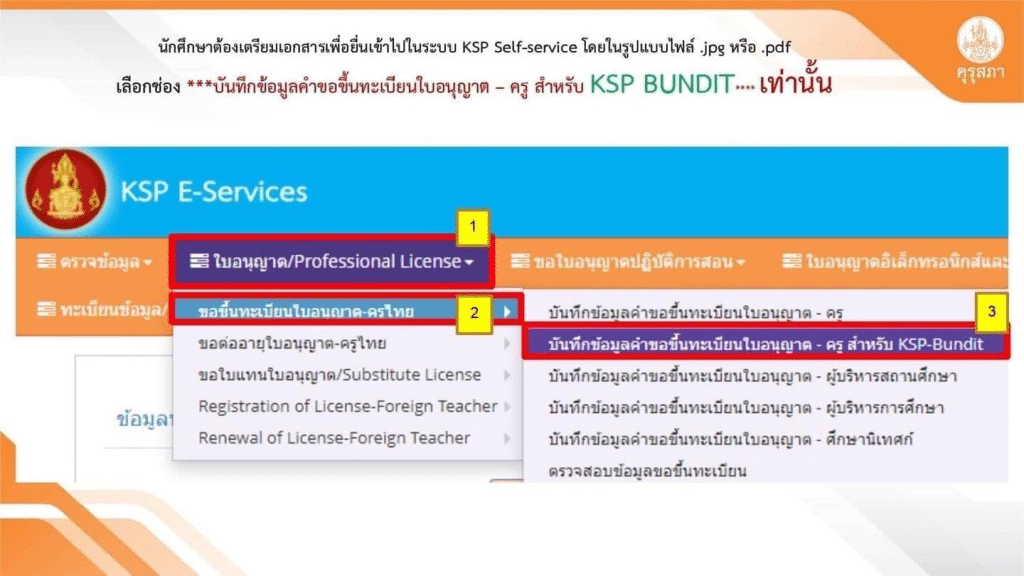 วิธีการขอใบอนุญาตประกอบวิชาชีพครู ทั้ง P-license และ B-license