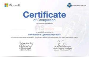 ขอเชิญเรียนออนไลน์ฟรี ความปลอดภัยทางไซเบอร์เบื้องต้น โครงการ ASEAN Cybersecurity Skilling Programe ทำแบบทดสอบหลังเรียนผ่านเกณฑ์ 60% รับเกียรติบัตรฟรี จากมูลนิธิอาเซียน (ASEAN FOUNDATION)