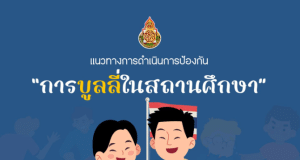 ดาวน์โหลด คู่มือแนวทางการดำเนินการป้องกัน การบูลลี่ในสถานศึกษา โดย สพฐ.