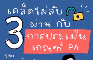 เคล็ดไม่ลับ 3 ผ่านกับการประเมินเกณฑ์ PA