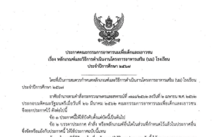 หลักเกณฑ์และวิธีการดำเนินงานโครงการอาหารเสริม (นม) โรงเรียน ประจำปีการศึกษา 2567