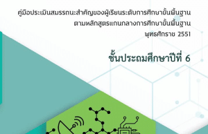 ดาวน์โหลด คู่มือการประเมินสมรรถนะสำคัญของผู้เรียน ระดีบการศึกษาขั้นพื้นฐาน โดย สำนักทดสอบทางการศึกษา สพฐ.