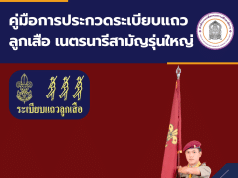 ดาวน์โหลดคู่มือประกวดระเบียบแถวลูกเสือ (ฉบับแก้ไข 2568) โดย สำนักการลูกเสือ ยุวกาชาดและกิจการนักเรียน