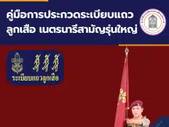 ดาวน์โหลดคู่มือประกวดระเบียบแถวลูกเสือ (ฉบับแก้ไข 2568) โดย สำนักการลูกเสือ ยุวกาชาดและกิจการนักเรียน