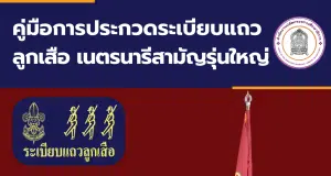 ดาวน์โหลดคู่มือประกวดระเบียบแถวลูกเสือ (ฉบับแก้ไข 2568) โดย สำนักการลูกเสือ ยุวกาชาดและกิจการนักเรียน