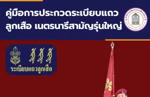 ดาวน์โหลดคู่มือประกวดระเบียบแถวลูกเสือ (ฉบับแก้ไข 2568) โดย สำนักการลูกเสือ ยุวกาชาดและกิจการนักเรียน ดาวน์โหลดคู่มือประกวดระเบียบแถวลูกเสือ (ฉบับแก้ไข 2568) โดย สำนักการลูกเสือ ยุวกาชาดและกิจการนักเรียน