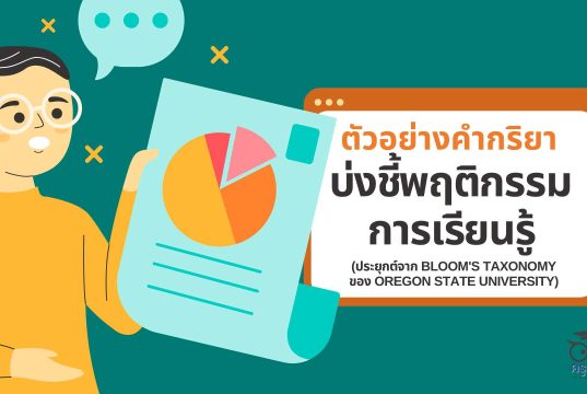 ตัวอย่าง คำกริยา บ่งชี้พฤติกรรมการเรียนรู้ฉบับ AI ตามกรอบ KSA(ประยุกต์จาก Bloom's Taxonomy ของ Oregon State University)