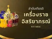 ประกาศสำนักนายกรัฐมนตรี เรื่อง ลำดับเกียรติเครื่องราชอิสริยาภรณ์ไทย พ.ศ. ๒๕๖๘