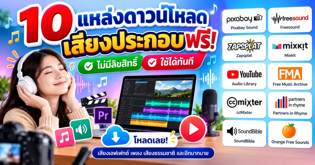 เสียงประกอบฟรี, Sound Effect ฟรี, ดาวน์โหลด Sound Effect, เสียงเอฟเฟกต์ฟรี, เสียงประกอบวิดีโอ, เพลงประกอบฟรี, เสียงประกอบไม่มีลิขสิทธิ์, เสียงประกอบ Canva, เสียงประกอบ CapCut, เว็บโหลดเสียงฟรี
